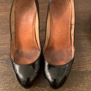 Christian Louboutin black platform pumps